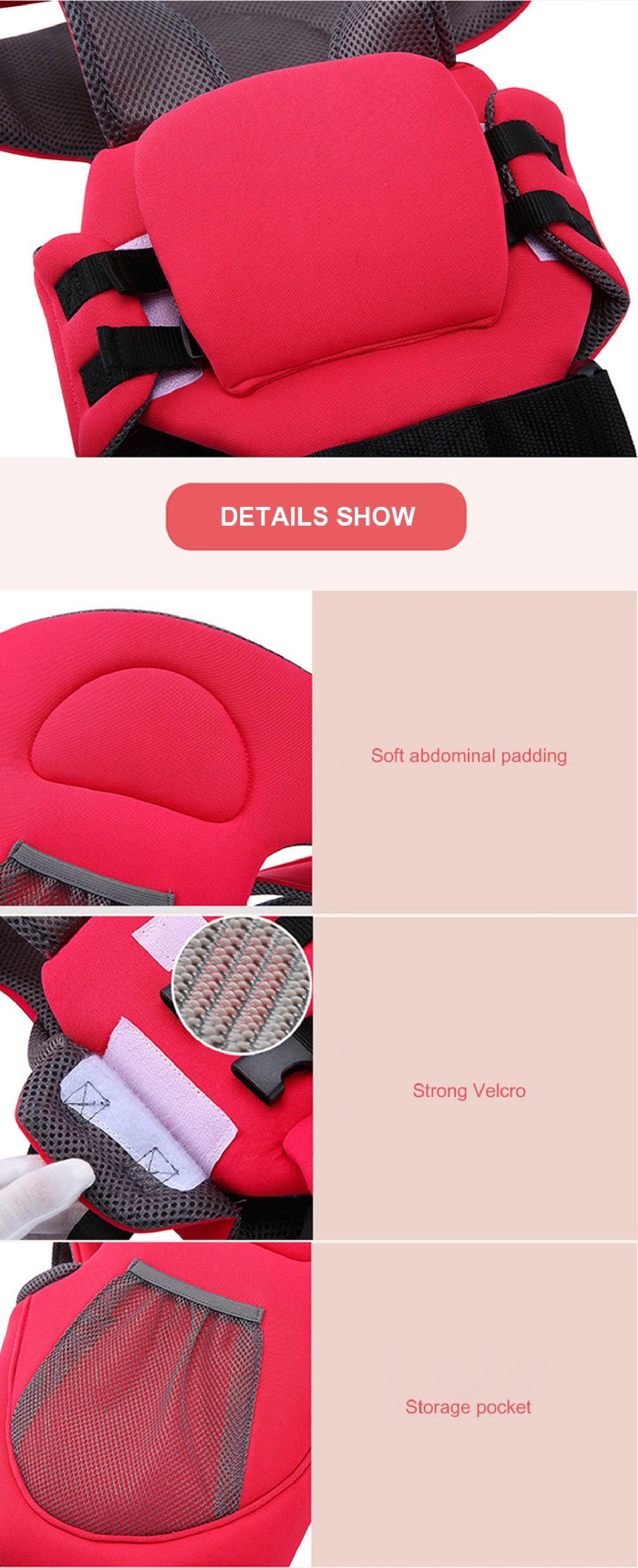 Porte-bébé à boucle croisée BABYDISE